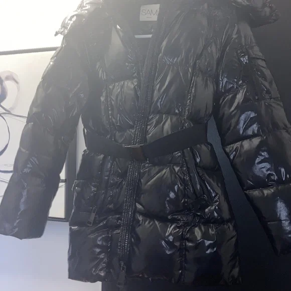 Girls Black Sam Coat
